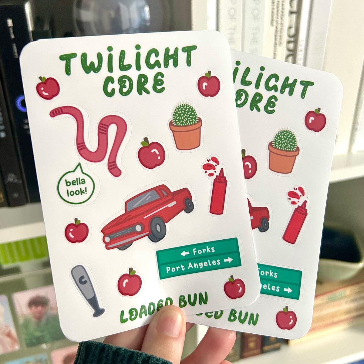 Twilight Core Waterproof Deco Sticker Sheet