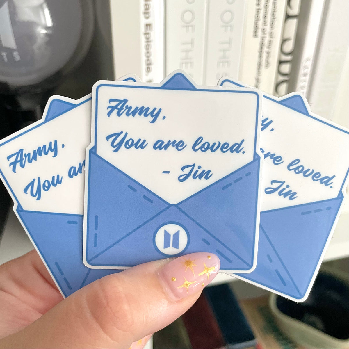 You Are Loved Letter KSJ Waterproof Sticker