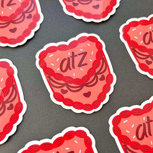 ATZ OT8 Kpop Cute Vintage Cake Waterproof Stickers