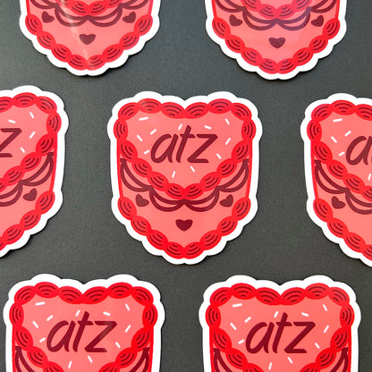 ATZ OT8 Kpop Cute Vintage Cake Waterproof Stickers