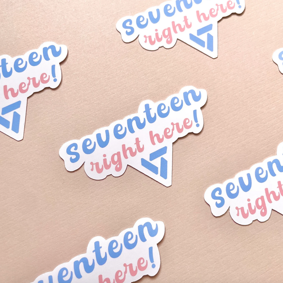 Seventeen Right Here! SVT Waterproof Sticker