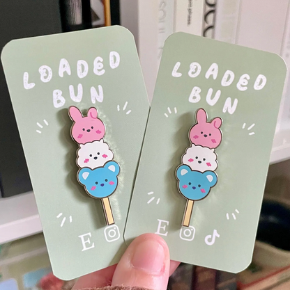Dango Inspired Kpop Enamel Pins