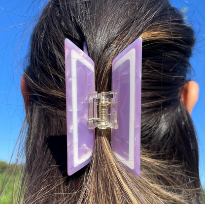 Purple Hair Claw Clip